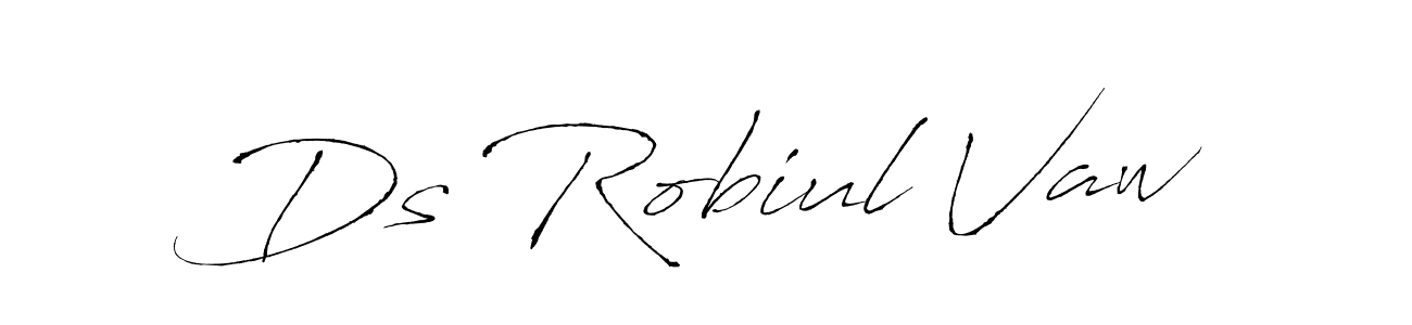 The best way (Antro_Vectra) to make a short signature is to pick only two or three words in your name. The name Ds Robiul Vaw include a total of six letters. For converting this name. Ds Robiul Vaw signature style 6 images and pictures png