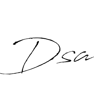 How to Draw Dsa signature style? Antro_Vectra is a latest design signature styles for name Dsa. Dsa signature style 6 images and pictures png