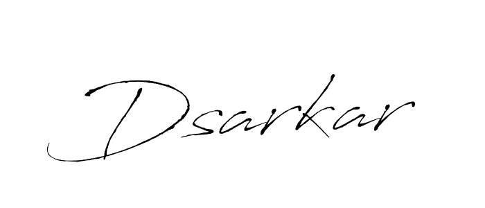 Make a beautiful signature design for name Dsarkar. With this signature (Antro_Vectra) style, you can create a handwritten signature for free. Dsarkar signature style 6 images and pictures png