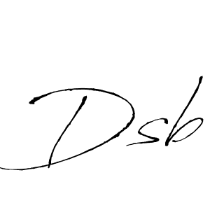 Create a beautiful signature design for name Dsb. With this signature (Antro_Vectra) fonts, you can make a handwritten signature for free. Dsb signature style 6 images and pictures png