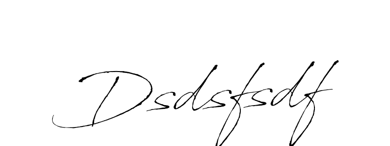 Make a beautiful signature design for name Dsdsfsdf. With this signature (Antro_Vectra) style, you can create a handwritten signature for free. Dsdsfsdf signature style 6 images and pictures png