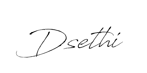 Antro_Vectra is a professional signature style that is perfect for those who want to add a touch of class to their signature. It is also a great choice for those who want to make their signature more unique. Get Dsethi name to fancy signature for free. Dsethi signature style 6 images and pictures png