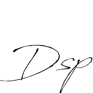 Use a signature maker to create a handwritten signature online. With this signature software, you can design (Antro_Vectra) your own signature for name Dsp. Dsp signature style 6 images and pictures png