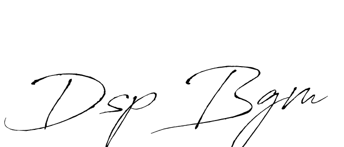 Make a beautiful signature design for name Dsp Bgm. With this signature (Antro_Vectra) style, you can create a handwritten signature for free. Dsp Bgm signature style 6 images and pictures png