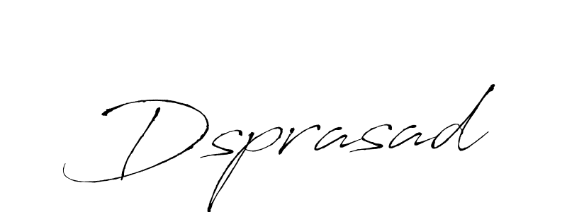 Use a signature maker to create a handwritten signature online. With this signature software, you can design (Antro_Vectra) your own signature for name Dsprasad. Dsprasad signature style 6 images and pictures png