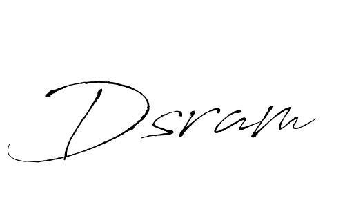 Design your own signature with our free online signature maker. With this signature software, you can create a handwritten (Antro_Vectra) signature for name Dsram. Dsram signature style 6 images and pictures png