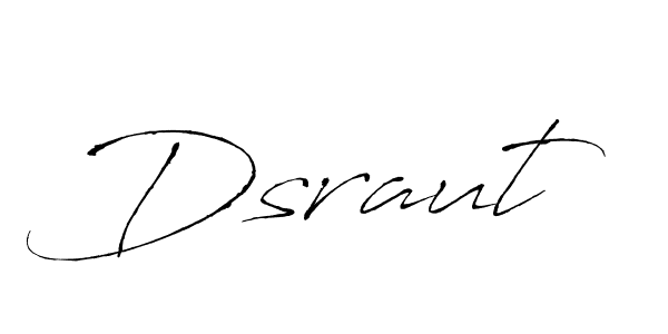 How to make Dsraut signature? Antro_Vectra is a professional autograph style. Create handwritten signature for Dsraut name. Dsraut signature style 6 images and pictures png