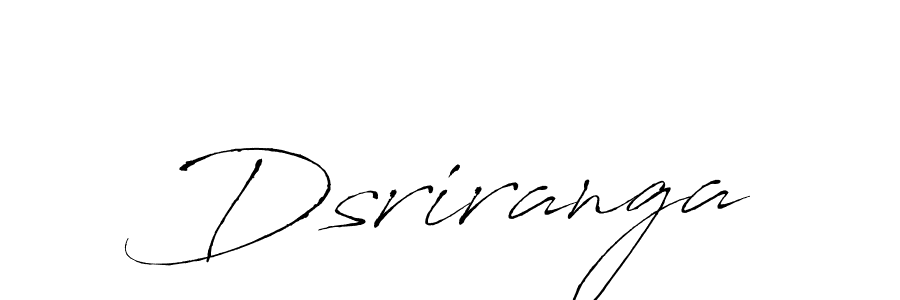 Create a beautiful signature design for name Dsriranga. With this signature (Antro_Vectra) fonts, you can make a handwritten signature for free. Dsriranga signature style 6 images and pictures png