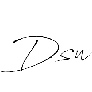 Make a beautiful signature design for name Dsw. Use this online signature maker to create a handwritten signature for free. Dsw signature style 6 images and pictures png
