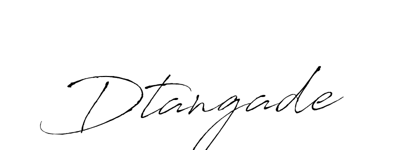 The best way (Antro_Vectra) to make a short signature is to pick only two or three words in your name. The name Dtangade include a total of six letters. For converting this name. Dtangade signature style 6 images and pictures png