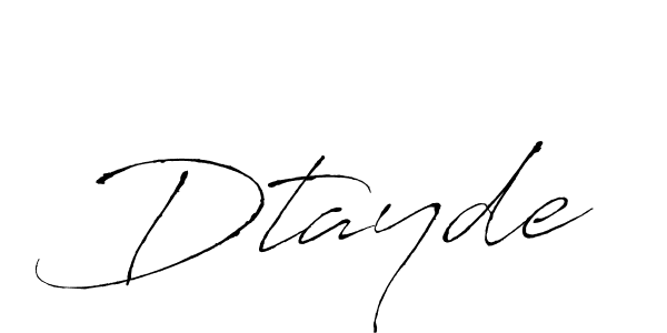 Also You can easily find your signature by using the search form. We will create Dtayde name handwritten signature images for you free of cost using Antro_Vectra sign style. Dtayde signature style 6 images and pictures png