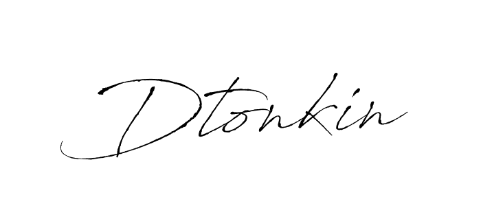 The best way (Antro_Vectra) to make a short signature is to pick only two or three words in your name. The name Dtonkin include a total of six letters. For converting this name. Dtonkin signature style 6 images and pictures png