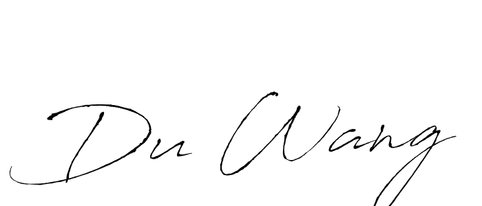 Make a beautiful signature design for name Du Wang. Use this online signature maker to create a handwritten signature for free. Du Wang signature style 6 images and pictures png