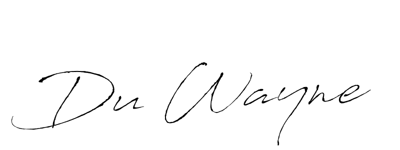 How to make Du Wayne signature? Antro_Vectra is a professional autograph style. Create handwritten signature for Du Wayne name. Du Wayne signature style 6 images and pictures png