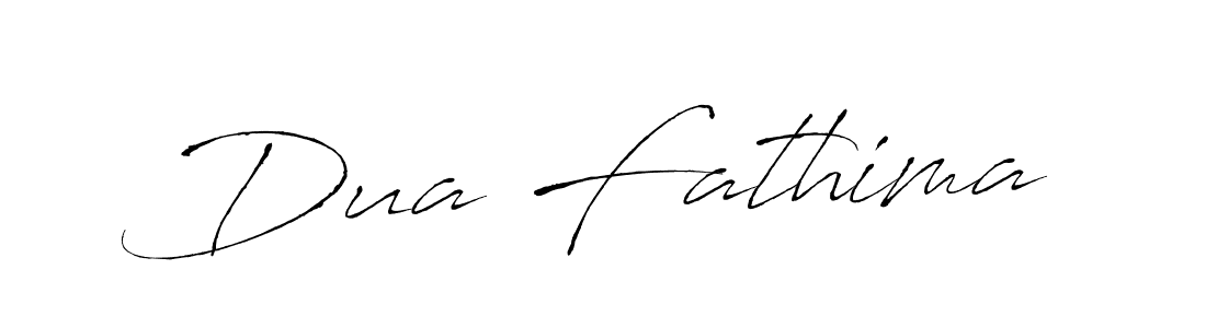 Design your own signature with our free online signature maker. With this signature software, you can create a handwritten (Antro_Vectra) signature for name Dua Fathima. Dua Fathima signature style 6 images and pictures png