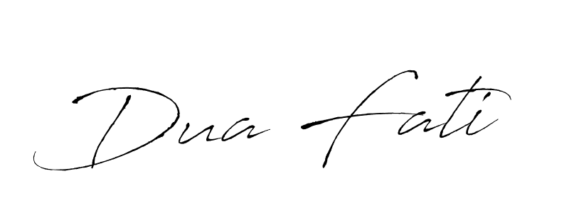 The best way (Antro_Vectra) to make a short signature is to pick only two or three words in your name. The name Dua Fati include a total of six letters. For converting this name. Dua Fati signature style 6 images and pictures png