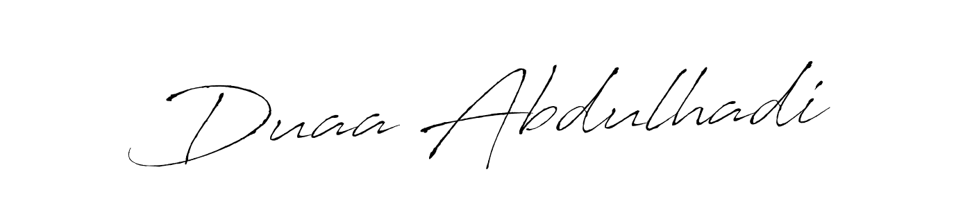 if you are searching for the best signature style for your name Duaa Abdulhadi. so please give up your signature search. here we have designed multiple signature styles  using Antro_Vectra. Duaa Abdulhadi signature style 6 images and pictures png