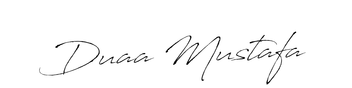 Design your own signature with our free online signature maker. With this signature software, you can create a handwritten (Antro_Vectra) signature for name Duaa Mustafa. Duaa Mustafa signature style 6 images and pictures png
