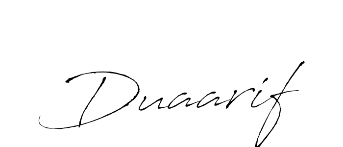 Also we have Duaarif name is the best signature style. Create professional handwritten signature collection using Antro_Vectra autograph style. Duaarif signature style 6 images and pictures png