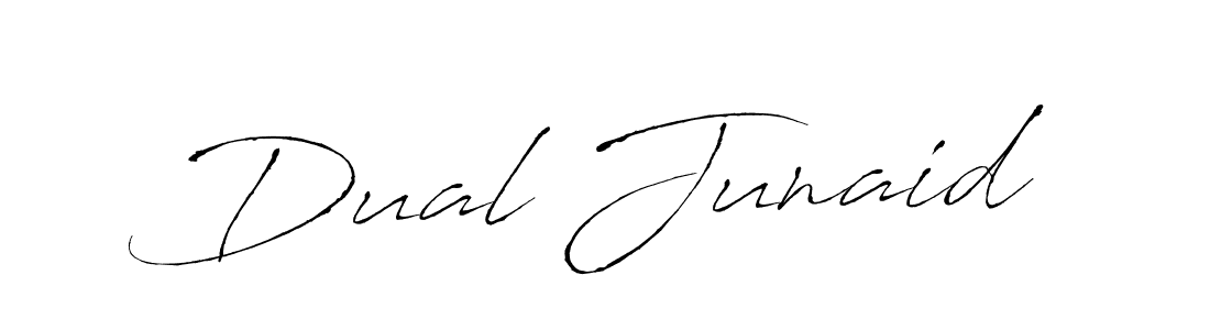 You should practise on your own different ways (Antro_Vectra) to write your name (Dual Junaid) in signature. don't let someone else do it for you. Dual Junaid signature style 6 images and pictures png