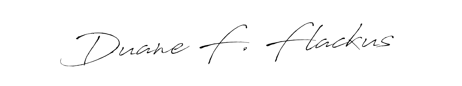 Create a beautiful signature design for name Duane F. Flackus. With this signature (Antro_Vectra) fonts, you can make a handwritten signature for free. Duane F. Flackus signature style 6 images and pictures png