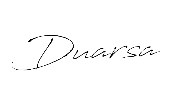 Make a beautiful signature design for name Duarsa. With this signature (Antro_Vectra) style, you can create a handwritten signature for free. Duarsa signature style 6 images and pictures png