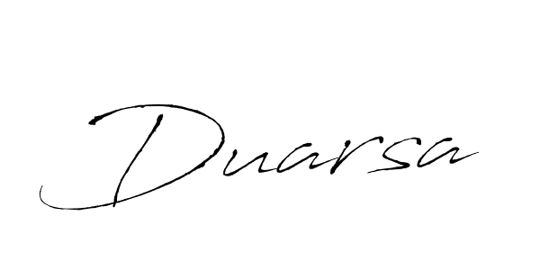 Make a beautiful signature design for name Duarsa. With this signature (Antro_Vectra) style, you can create a handwritten signature for free. Duarsa signature style 6 images and pictures png