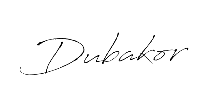 How to make Dubakor name signature. Use Antro_Vectra style for creating short signs online. This is the latest handwritten sign. Dubakor signature style 6 images and pictures png