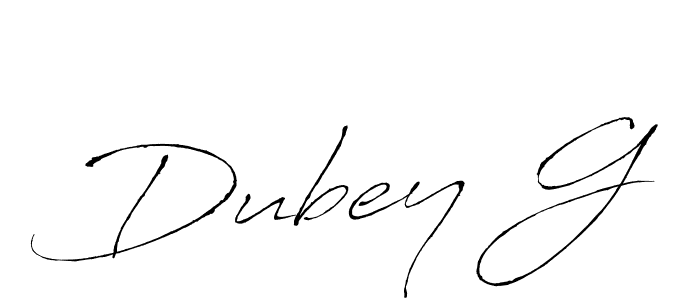 Use a signature maker to create a handwritten signature online. With this signature software, you can design (Antro_Vectra) your own signature for name Dubey G. Dubey G signature style 6 images and pictures png