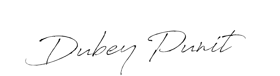 Also we have Dubey Punit name is the best signature style. Create professional handwritten signature collection using Antro_Vectra autograph style. Dubey Punit signature style 6 images and pictures png