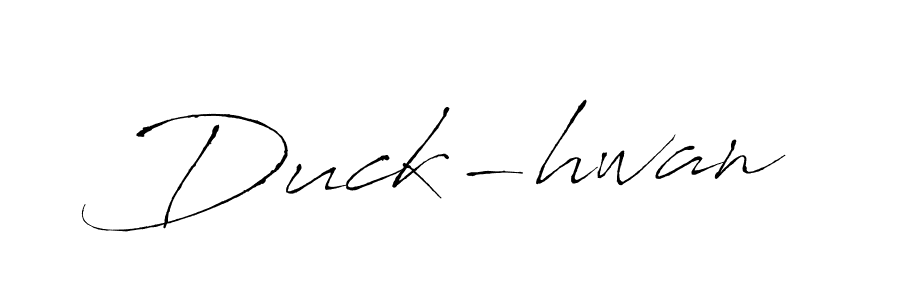 if you are searching for the best signature style for your name Duck-hwan. so please give up your signature search. here we have designed multiple signature styles  using Antro_Vectra. Duck-hwan signature style 6 images and pictures png