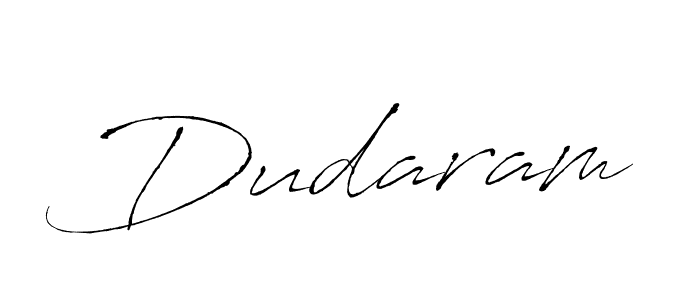 How to make Dudaram signature? Antro_Vectra is a professional autograph style. Create handwritten signature for Dudaram name. Dudaram signature style 6 images and pictures png