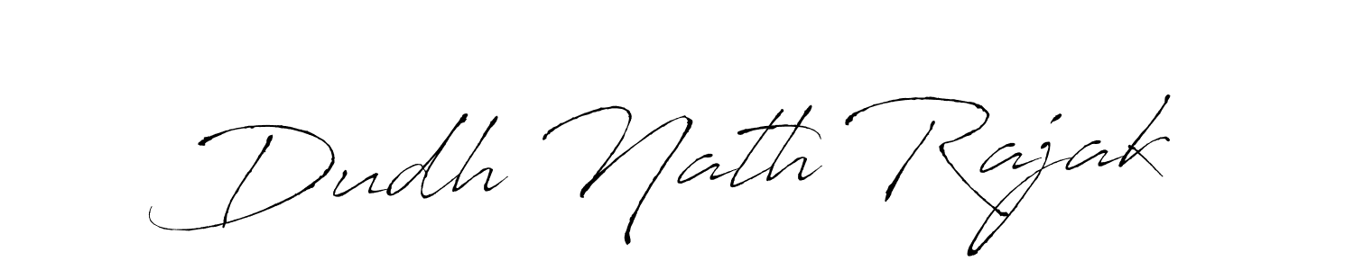 Design your own signature with our free online signature maker. With this signature software, you can create a handwritten (Antro_Vectra) signature for name Dudh Nath Rajak. Dudh Nath Rajak signature style 6 images and pictures png
