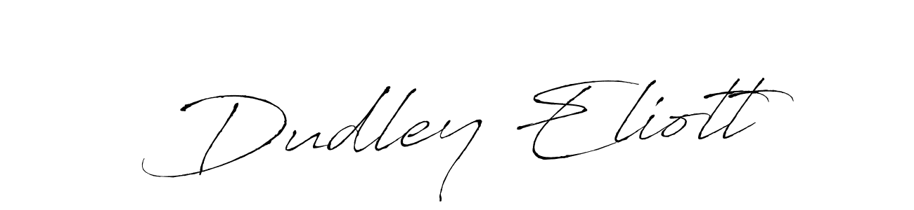 Use a signature maker to create a handwritten signature online. With this signature software, you can design (Antro_Vectra) your own signature for name Dudley Eliott. Dudley Eliott signature style 6 images and pictures png