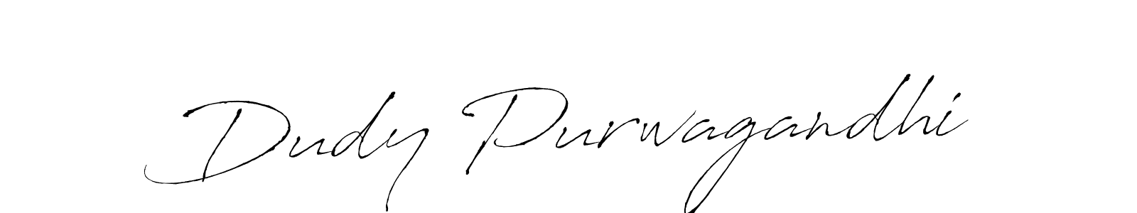 How to make Dudy Purwagandhi signature? Antro_Vectra is a professional autograph style. Create handwritten signature for Dudy Purwagandhi name. Dudy Purwagandhi signature style 6 images and pictures png