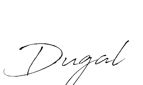 Dugal stylish signature style. Best Handwritten Sign (Antro_Vectra) for my name. Handwritten Signature Collection Ideas for my name Dugal. Dugal signature style 6 images and pictures png