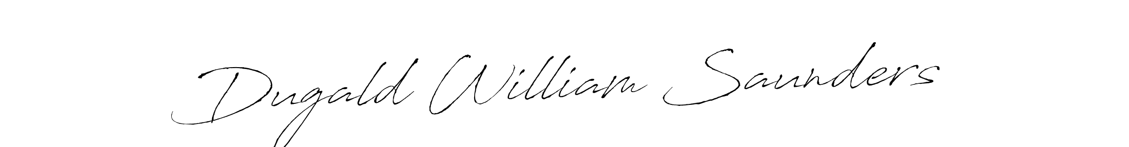 Design your own signature with our free online signature maker. With this signature software, you can create a handwritten (Antro_Vectra) signature for name Dugald William Saunders. Dugald William Saunders signature style 6 images and pictures png