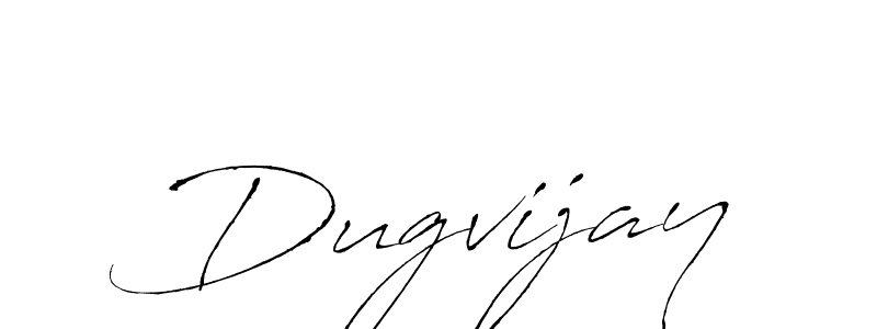 How to make Dugvijay signature? Antro_Vectra is a professional autograph style. Create handwritten signature for Dugvijay name. Dugvijay signature style 6 images and pictures png