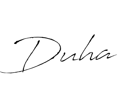 How to make Duha signature? Antro_Vectra is a professional autograph style. Create handwritten signature for Duha name. Duha signature style 6 images and pictures png