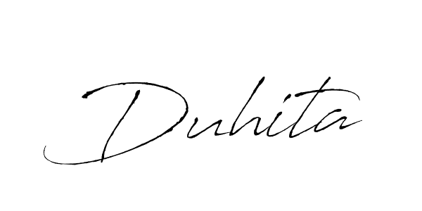 How to make Duhita signature? Antro_Vectra is a professional autograph style. Create handwritten signature for Duhita name. Duhita signature style 6 images and pictures png