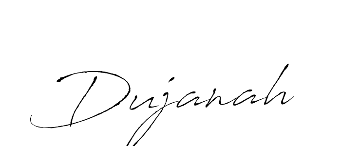 Dujanah stylish signature style. Best Handwritten Sign (Antro_Vectra) for my name. Handwritten Signature Collection Ideas for my name Dujanah. Dujanah signature style 6 images and pictures png