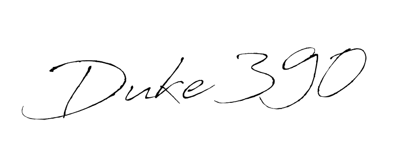 Design your own signature with our free online signature maker. With this signature software, you can create a handwritten (Antro_Vectra) signature for name Duke 390. Duke 390 signature style 6 images and pictures png
