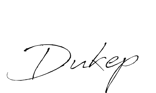 You should practise on your own different ways (Antro_Vectra) to write your name (Dukep) in signature. don't let someone else do it for you. Dukep signature style 6 images and pictures png