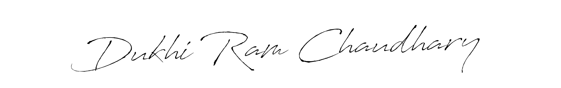 Dukhi Ram Chaudhary stylish signature style. Best Handwritten Sign (Antro_Vectra) for my name. Handwritten Signature Collection Ideas for my name Dukhi Ram Chaudhary. Dukhi Ram Chaudhary signature style 6 images and pictures png
