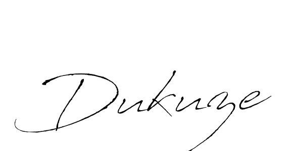 Make a beautiful signature design for name Dukuze. With this signature (Antro_Vectra) style, you can create a handwritten signature for free. Dukuze signature style 6 images and pictures png
