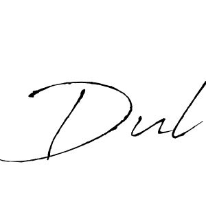 You should practise on your own different ways (Antro_Vectra) to write your name (Dul) in signature. don't let someone else do it for you. Dul signature style 6 images and pictures png