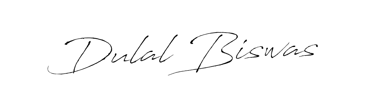 Design your own signature with our free online signature maker. With this signature software, you can create a handwritten (Antro_Vectra) signature for name Dulal Biswas. Dulal Biswas signature style 6 images and pictures png