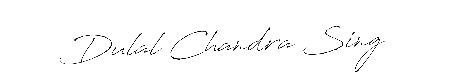 How to make Dulal Chandra Sing signature? Antro_Vectra is a professional autograph style. Create handwritten signature for Dulal Chandra Sing name. Dulal Chandra Sing signature style 6 images and pictures png