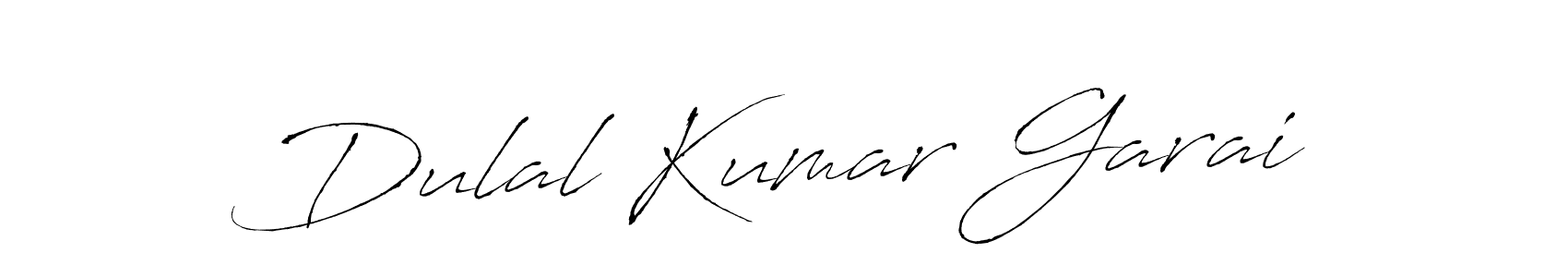 Dulal Kumar Garai stylish signature style. Best Handwritten Sign (Antro_Vectra) for my name. Handwritten Signature Collection Ideas for my name Dulal Kumar Garai. Dulal Kumar Garai signature style 6 images and pictures png