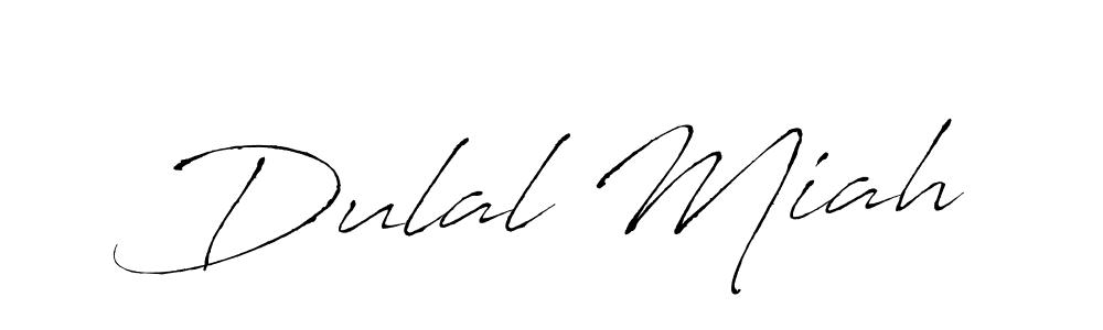 You should practise on your own different ways (Antro_Vectra) to write your name (Dulal Miah) in signature. don't let someone else do it for you. Dulal Miah signature style 6 images and pictures png
